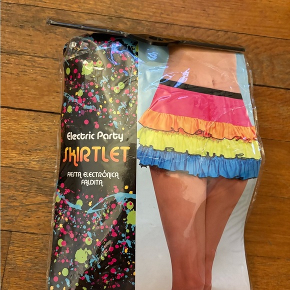 Nwt- Halloween- Electric Party Neon Skirt -one size - Picture 2 of 3